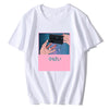 Vaporwave Aesthetic Japan Otaku Skate 2019 Summer New Brand T Shirt Men Hip Hop Men/women Anime Cute Pink T-Shirts Casual