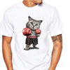 Cat Men's T-shirt Harajuku Cotton Funny T-shirt Men's  T Shirts Women 2020 New Summer Clothes Summer Men Tshirt Tops Tee Fashion